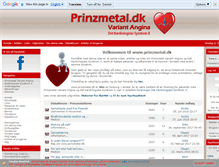 Tablet Screenshot of prinzmetal.dk